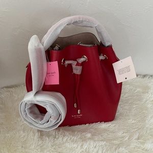 Kate Spade Vivian Bucket Bag Red